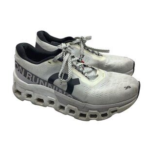On Running Cloudmonster Womens Running Shoes White & Black Size US 7.5